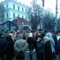 В Киеве митингующие каратели «Айдара» перекрывают движение и штурмуют Минобороны (фото, видео)