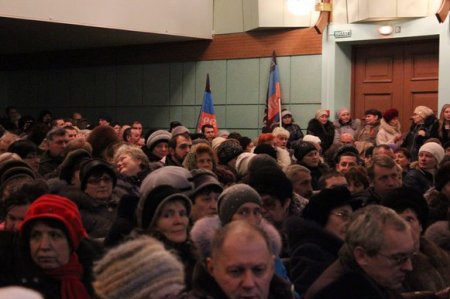 В Ясиноватой состоялся митинг Общественного Движения «Донецкая Республика»