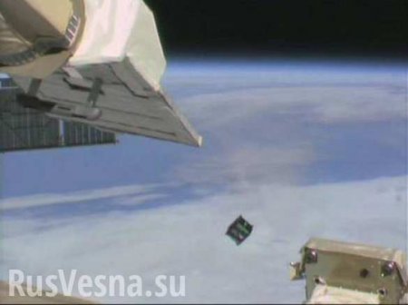 С борта МКС запущен бразильский спутник