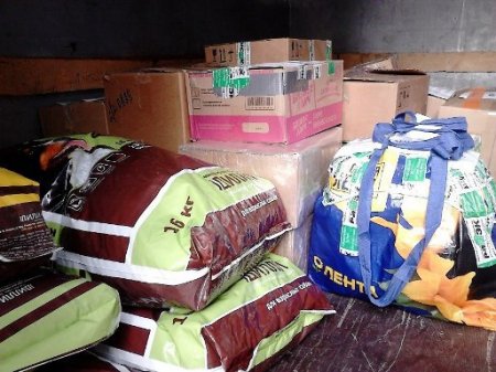 Новосибирцы отправили 17 кубов гуманитарной помощи для жителей Новороссии
