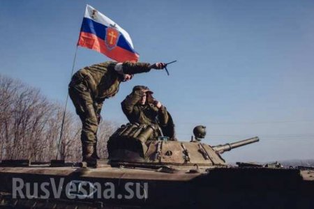 Флаг Новороссии поднят над Дебальцево (ВИДЕО/ФОТО)