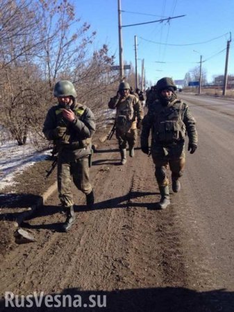 Украинские войска  «планово» бегут из Дебальцево (ВИДЕО+ФОТО)
