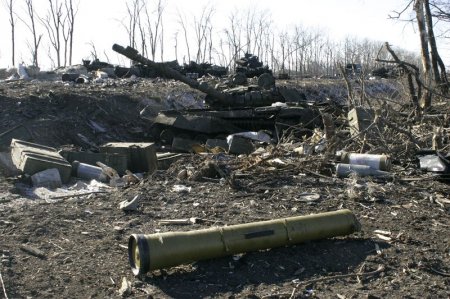 Подробности встречного танкового боя под Дебальцево в ночь на 18 февраля (ВИДЕО, ФОТО)