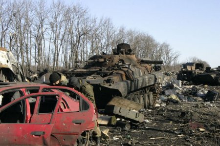 Подробности встречного танкового боя под Дебальцево в ночь на 18 февраля (ВИДЕО, ФОТО)