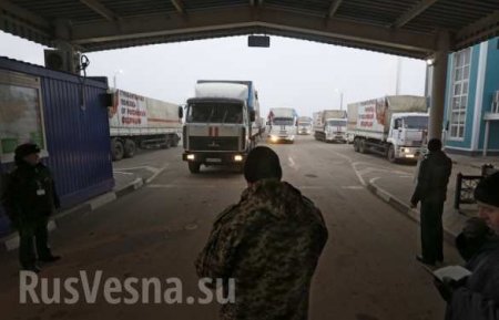 Колонна МЧС России с гуманитарной помощью для Дебальцева отправилась в Новороссию