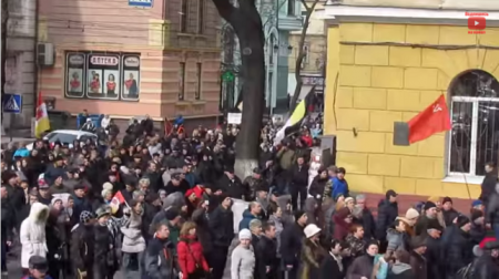 Репортаж с одесского шествия Антимайдана на 23 февраля