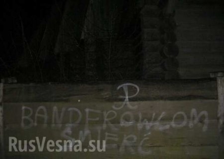 Львов исписали надписями «Бандеровцам — смерть!», «Польский Львов» (ФОТО)