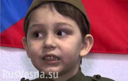 Самый маленький ополченец: «Мы воюем за мир! Наш враг — Украина!» (ВИДЕО)