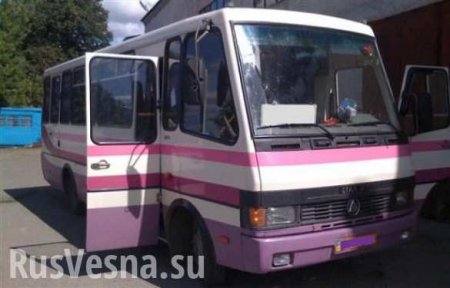 На маршруте Ужгород-Мукачево участников «АТО» выталкивают из автобусов (ВИДЕО)