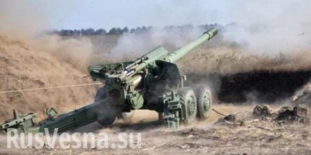 Тяжелая артиллерия ВСУ обстреляла поселок Новомарьинку вблизи Донецка (ВИДЕО)