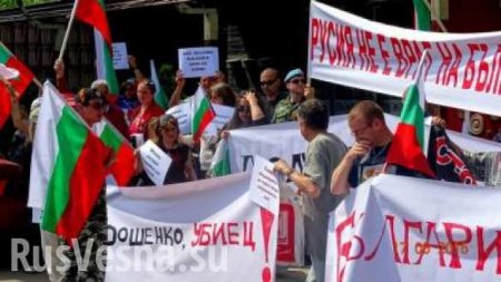 Разгневанные жители столицы Болгарии осаждали украинское посольство