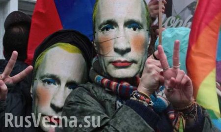 Участники крупнейшего в Европе Лондонского гей-парада назвали и показали Россию своим главным врагом (ФОТО, ВИДЕО)