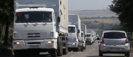 Российский гумконвой доставил в ДНР более 600 тонн продовольствия и почти 24 тонны медикаментов