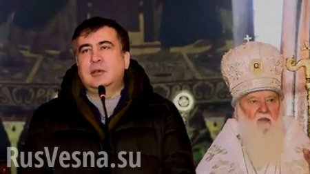 Саакашвили выступил с проповедью на сектантском богослужении (ФОТО, ВИДЕО)