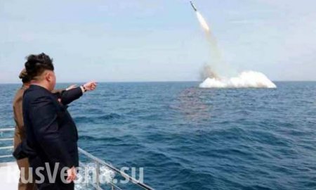 Северная Корея обнародовала новое видео пуска ракеты с подводной лодки