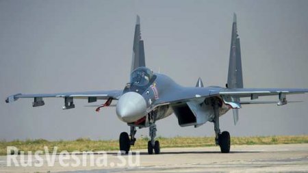 Новейшие истребители Су-35С в Сирии: кадры боевого дежурства (ВИДЕО)