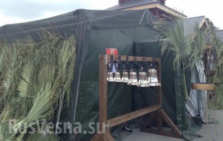 Российским военнослужащим в Сирии доставили пасхальные куличи (ФОТО)
