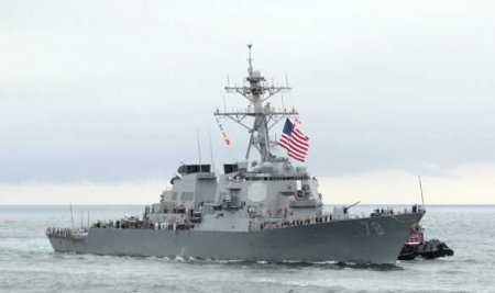 Эсминец ВМС США «Портер» в понедельник намерен войти в Чёрное море
