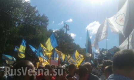 Паноптикум украинских протестов: «азовцы» объединились с шахтерами (ФОТО, ВИДЕО)