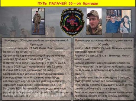 Военные преступники из Киева (ИНФОГРАФИКА)