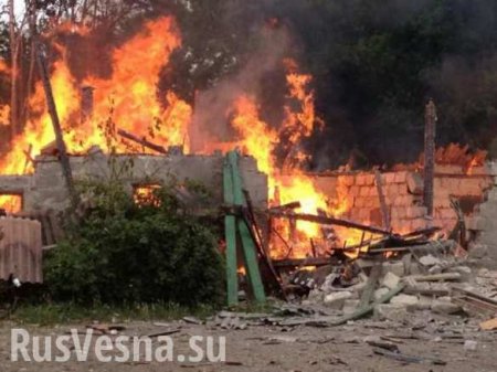 Новости «перемирия»: снаряд ВСУ попал в жилой дом в Зайцево