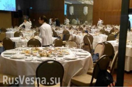 Пир во время чумы: Минсоцполитики Украины обсудило субсидии в фешенебельном отеле за устрицами с шампанским (ФОТО)