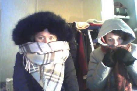 В Харькове студенты замерзают на учебе