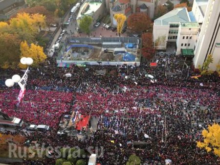 Майдан в Южной Корее: десятки тысяч вышли на улицы Сеула (ФОТО)