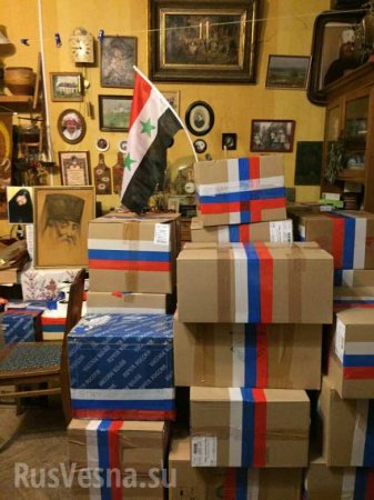 Православные везут в Сирию помощь и рождественские подарки детям погибших военных (ФОТО)