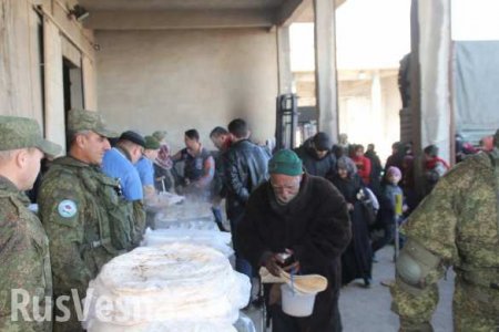 Гуманитарная спецоперация Армии России в Алеппо — репортаж «Русской Весны» (ФОТО)