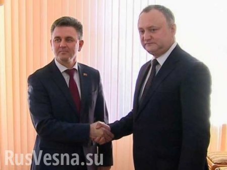 ВАЖНО: Состоялась первая за 8 лет встреча президентов Молдавии и Приднестровья