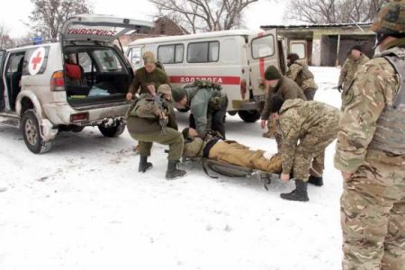 Раненые украинские военные продолжают поступать в больницу Днепропетровска (ВИДЕО)