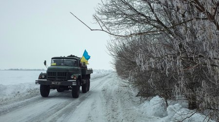 Украинские боевики на позициях возле Авдеевки (ФОТО)