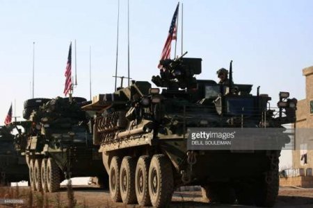 Американские силы в Сирии севернее Манбиджа (ФОТО)