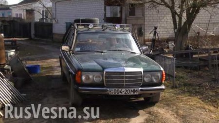 Новости украинского автопрома: создан первый Mercedes, работающий на дровах (ВИДЕО)