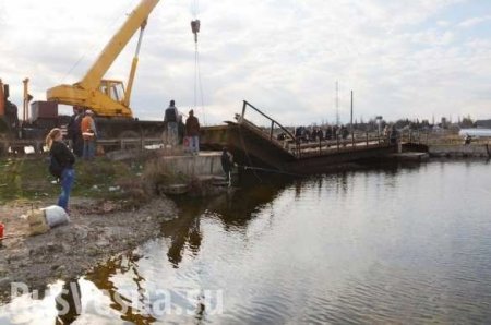 Под Николаевом «устал и утонул» мост (ФОТО, ВИДЕО)