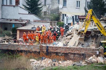В Польше от взрыва газа обвалился жилой дом, есть жертвы