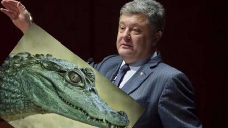 Порошенко сравнил Россию с крокодилом