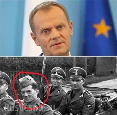 После публикации фото Туска в образе офицера СС польский консул отозван из США (ФОТО)