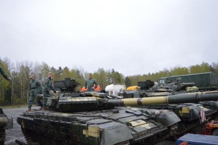 «Танковый биатлон» русофобов: украинские танки Т-64БВ прибыли в Германию для участия в соревнованиях Strong Europe Tank Challenge
