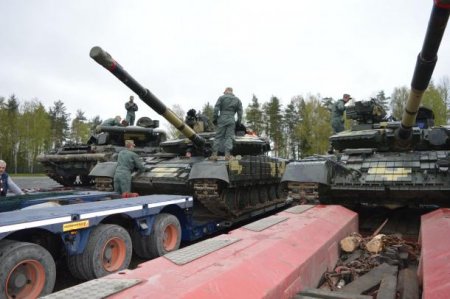 «Танковый биатлон» русофобов: украинские танки Т-64БВ прибыли в Германию для участия в соревнованиях Strong Europe Tank Challenge