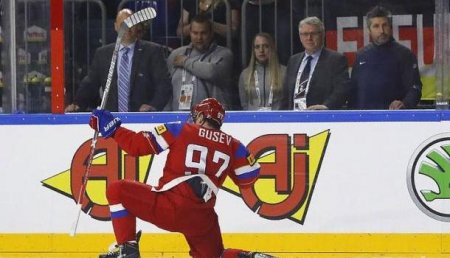 Россия побеждает США 1:0 после первого периода на ЧМ по хоккею