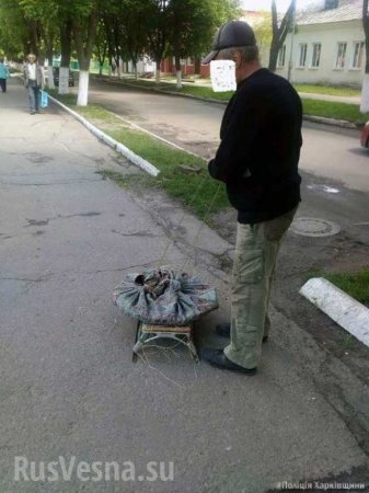 На санках в мае: в Харькове произошла комичная кража (ФОТО)
