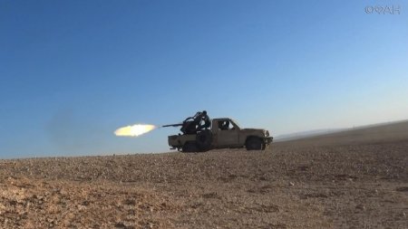 Хаян в огне: Боевики ИГИЛ начали мощное наступление в районе газовых полей Пальмиры (ФОТО, ВИДЕО, КАРТА)