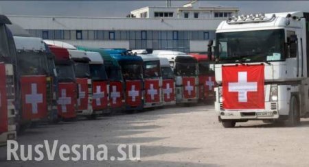 Швейцария отправила гуманитарный конвой в Донбасс (ФОТО)