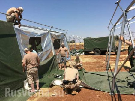 Полевой лагерь российских военных разбит в сирийской Хаме — репортаж «Русской Весны» (ФОТО)