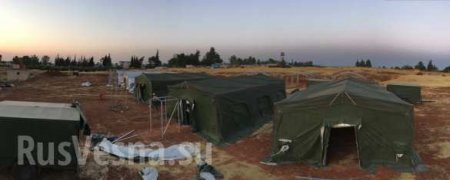 Полевой лагерь российских военных разбит в сирийской Хаме — репортаж «Русской Весны» (ФОТО)