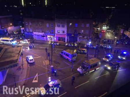 Теракт в Лондоне: фургон въехал в толпу, есть жертвы (ФОТО, ВИДЕО)