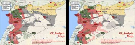 Перелом в войне: Карта фронтов в Сирии кардинально изменилась, ИГИЛ потеряло десятки тысяч км? (КАРТА)