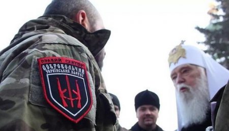 О чём договорились украинские раскольники «Киевского Патриархата и боевики «Правого сектора»?!